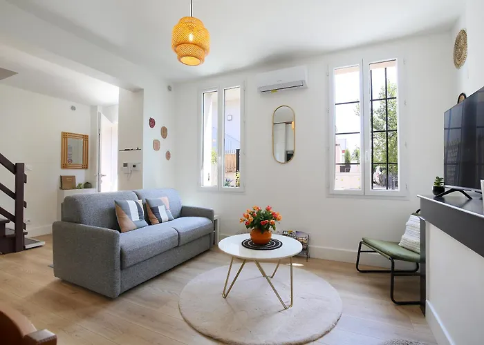 Lägenhet L'ethnique 7p - Climatisation - Jardin - Parking - Salle De Sport *