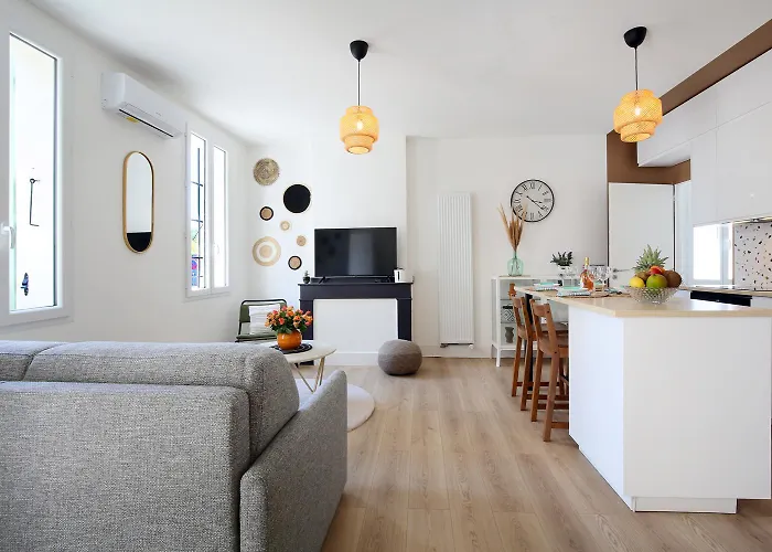 L'ethnique 7p - Climatisation - Jardin - Parking - Salle De Sport Lägenhet *