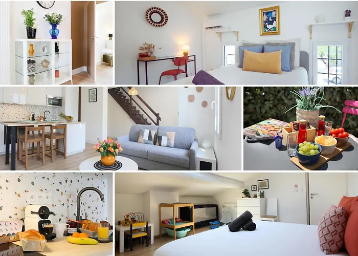 L'ethnique 7p - Climatisation - Jardin - Parking - Salle De Sport *