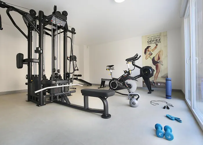 L'ethnique 7p - Climatisation - Jardin - Parking - Salle De Sport 아파트